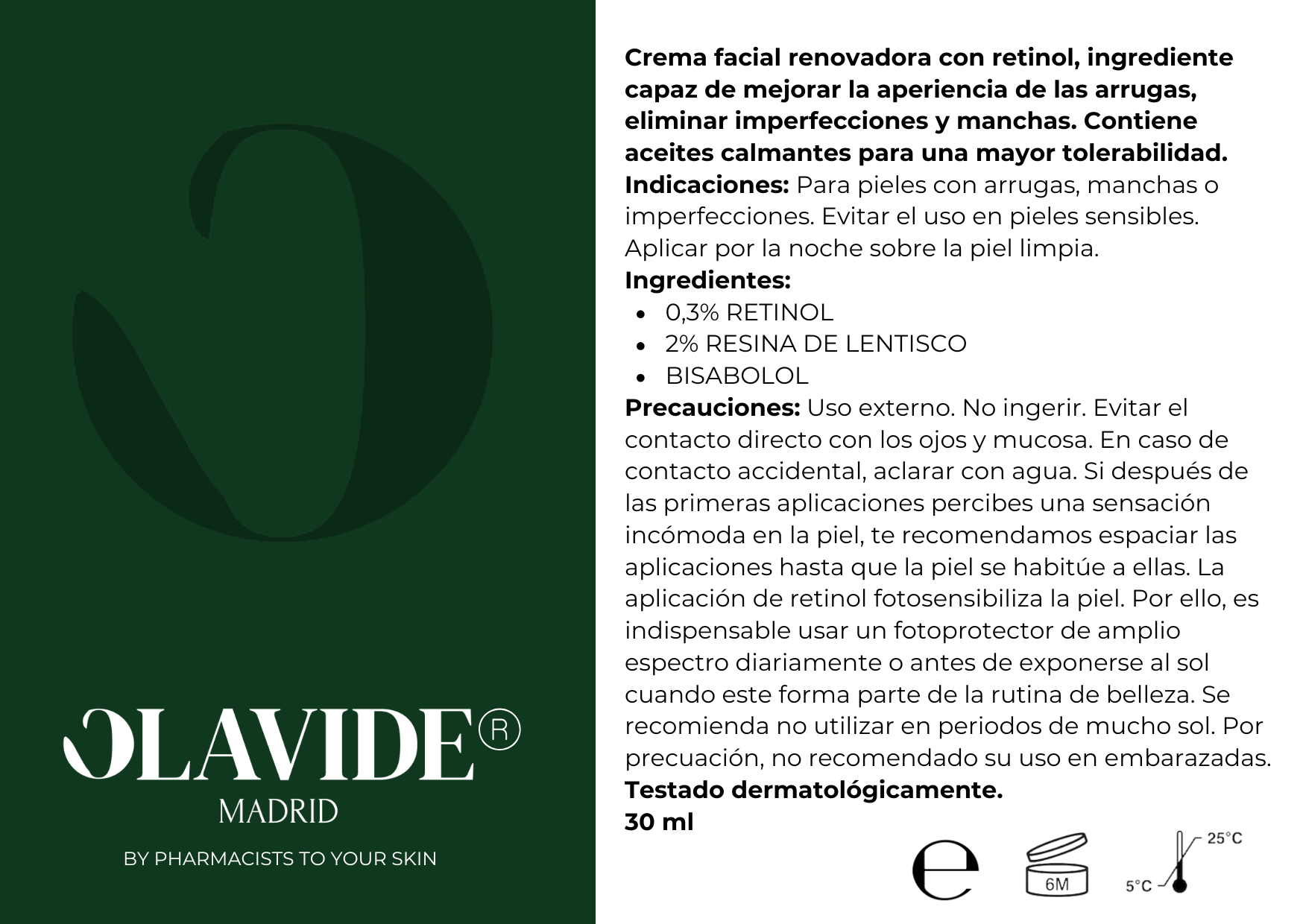 Crema retinol intensivo 0,3