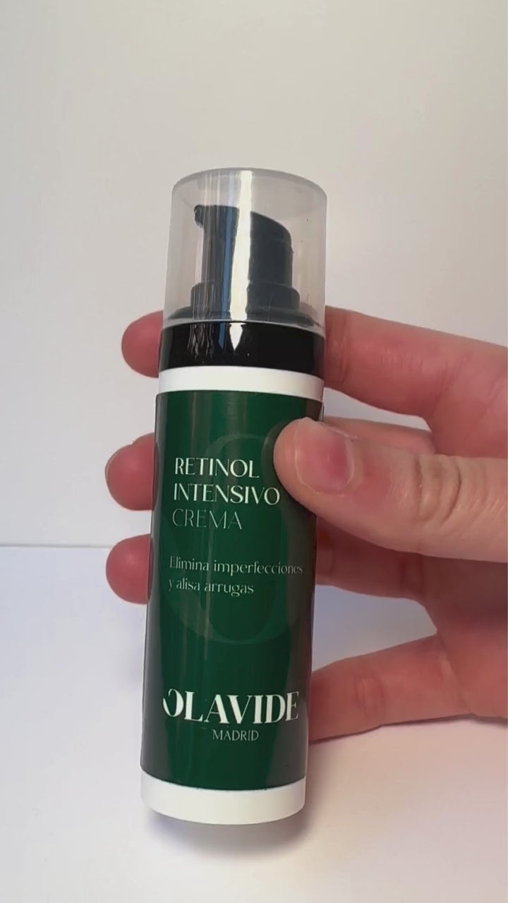 Crema retinol intensivo 0,3 rutina noche cuidado de la piel