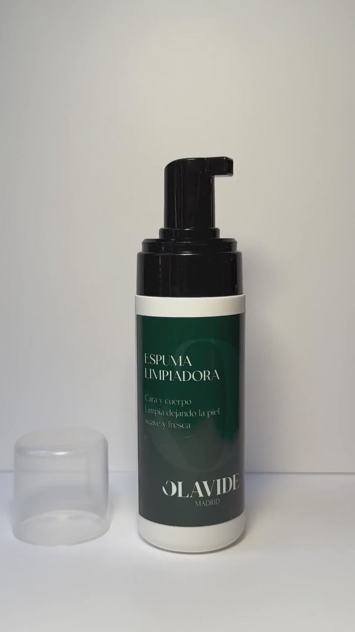 Espuma facial doble limpieza con aloe vera